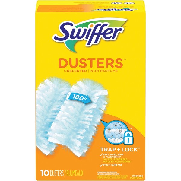 Swiffer Swiffer Dusters Refills, Unscented/Blue, PK 10 PGC21459
